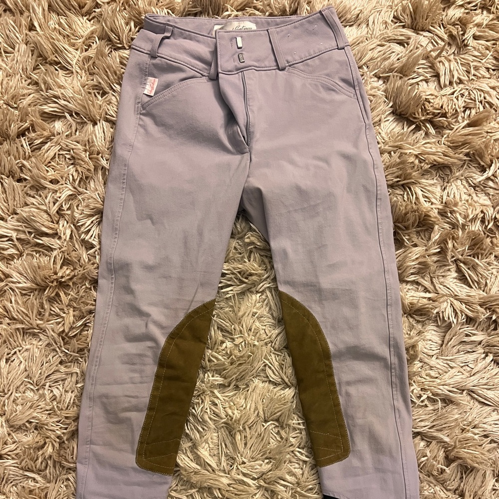 The Tailored Sportsman English Riding Habits Breech Women 24 lavender color EUC